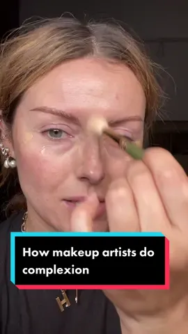 How makeup artists in Fashion do complextion part one: #makeup #concealer #fashionmakeup 