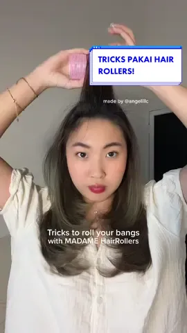 Tanpa jepitan ga goyaang! mantul #fypシ #hairrollers #blowouthair #catokanrambut ft. MADAME Korean Hair Rollers