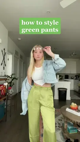 got these fun pants that can be worn so many ways!! we love a versatile fashion item 👏🏼👏🏼 #howtostyleoutfits #greenpantsoutfit #workoutfits #workfashioninspo #pinterestfashion #pinterestinspo #pinterestoutfits #outfitsforwork #outfitsfordates #outfitinspoforyou #SephoraConcealers #LikeAMonarch #colorfulfashion 