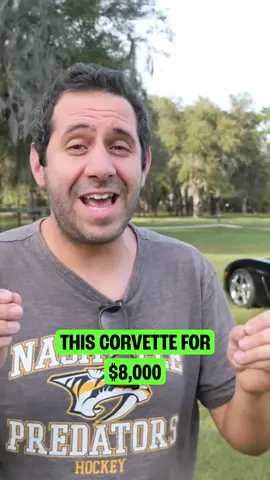 Restoring my AS-IS Auction Corvette with 250,000 Miles for $1,400! #samcracc #salvageauction #salvagecar #corvette #corvettecorvette #carsoftiktok