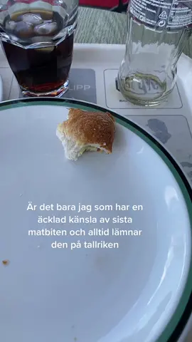 Liksom kan äta hur stor portion som helst men kommer alltid lämna en liten bit #fördig 