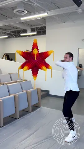 Chocolate Piñata! 🪅  Smashing it was so heartbreaking… But the candies were so good! #a#amauryguichonchocolate #piñata 