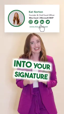 Let’s give your signature a makeover in 60 seconds! ✨ #techtok #outlooktips #LearnOnTikTok 