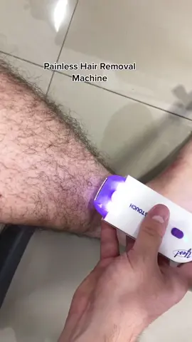 Just got my blue light sensor hair removal device from the TikTok Shop #fyp #beauty #hairremoval #painlesshairremoval #epilator 