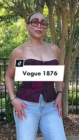 Vogue 1876 - #sewingtiktok #diyfashion #tutorials #fashiontiktok #styleinspo #foryoupage