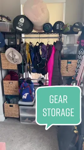 Replying to @kate.ventures I wake up staring at my gear wall and have zero complaints #gearhead #hikinggear #backpackinggear #hiketok #skitok #coloradogirl #granolagirl 