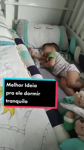 Meu bebê dormindo na cama dele rs... #bebe #bebestiktoks #bebedormindo