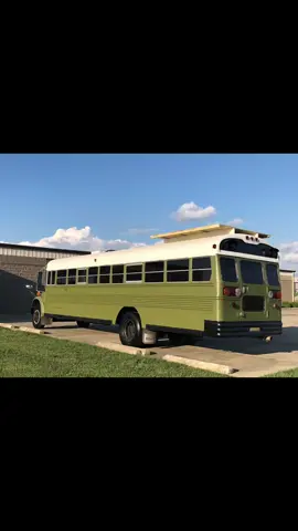 Just need the railing! #hvadventures #tinyhome #LikeAMonarch #roofdeck  #skoolie #busbuild #fypage and 