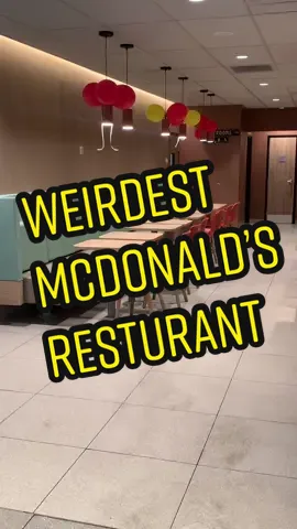 Last night I encountered the weirdest #mcdonalds Restaurant! It’s Newley renovated but looks like it’s from the 70’s. What do y’all thing? #toronto #fyp #70s 