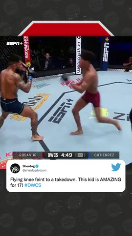 THIS MOVE FROM #RAULROSASJR 😳 #UFC #mma #danawhite #youth #sportstiktok (h/t sherdogdotcom/TW) 