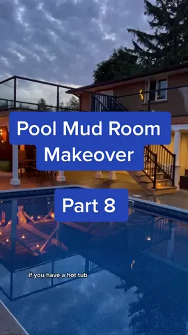 Yes or no to the hot tub?? #LiveOutlandish #homeupgrades #houseflip #backyardtransformation 