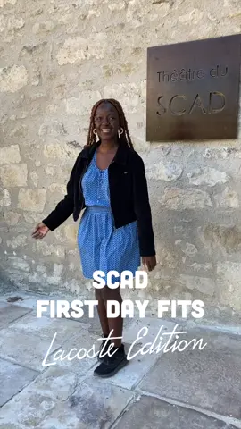 the quarter has begun. scad fashion x france #scadmanor #scad #fashion #styling #fitcheck #fashiontiktok #stylingideas #firstdayofschool #OOTD