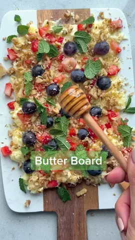 Jumping on the #butterboard trend with my favorite butter - Danish Creamery European Unsalted Butter that’s rich and creamy! Check out my three tips for making it - so good for entertaining with endless topping ideas! #DanishCreamery #Partner IB: @Justine Doiron 