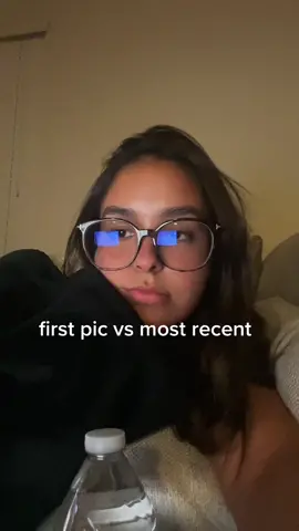 Not our first pic but the first one where you can see both of our faces lol #boyfriend #firstpicchallenge #lastpicturechallenge #firstvslast #greenscreen 