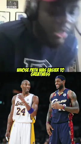 Who had the easier path to greatness? #lebronjames #lebron #kobe #kobebryant #NBA #basketball #nbabasketball #fyp