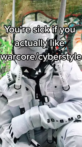 what color should I do next?🤍#alttiktok #Darkwear #techwear #warcore #tacticore #cyberpunk