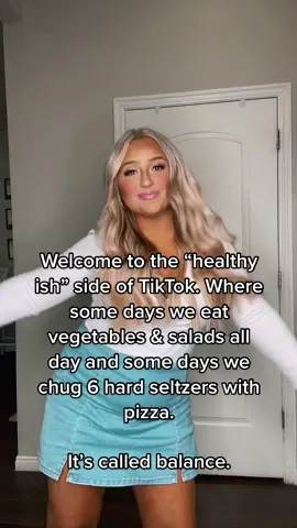 where are my healthy “ish” girls at?!? 🙌🏻 #womenempowerment #healthyish #fyp #humor #realistic 