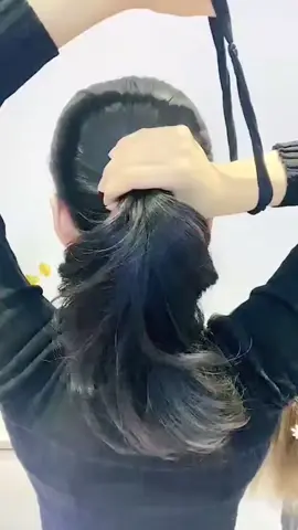 Short Hair Bun Style