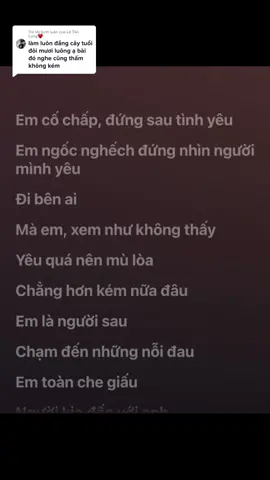 Trả lời @Lê Tấn Long♥️ Sao em cứ mãi đắng cay ở tuổi đôi mưoi🎶 [ Đắng cay tuổi đôi mươi - Huỳnh Ái Vy] #music #xuhuong #lyrics 