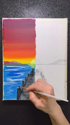Acrylic technique with my BFF. Stay tuned for 2nd part! #artistomg 
