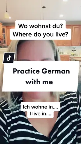 Practice German: Where do you live? #german #learninggerman #practicegerman 