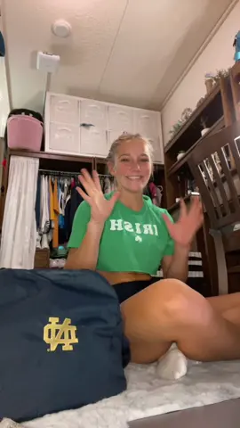 IM REAADAYYY #collegecheerleader #notredame #cheerleading #ndfootball #goirish #unc #grwm #fakebody 