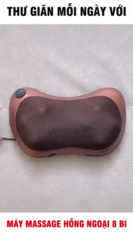 Gối massage 8 bi nhật bản nhập khẩu #masssage #goimassagehongngoai #goimassage 