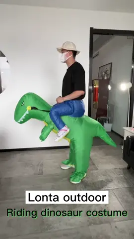 Riding dinosaur inflatable clothing#funny