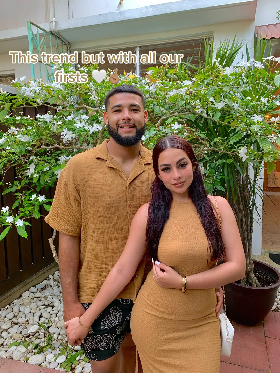 We’re still living a lot of firsts 🤞🏽🤍 @vachino4 