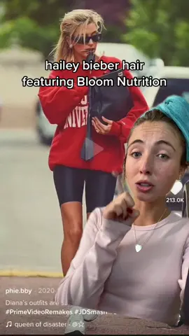 in love with @Bloom Nutrition  #fyp #bloomnutrition #haileybieber #hair  