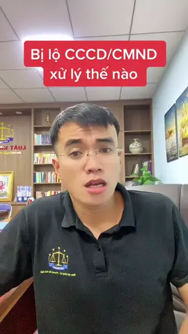 Bị lộ thông tin cá nhân xử lý thế nào #LearnOnTikTok #hàluậtsư 