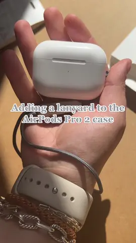 I want to try a beaded lanyard next 🥰 #airpodspro2 #airpodspro2ndgen #airpodspro #newairpodspro #airpodsprolanyard #airpodsunboxing #airpodscase #airpodsprocase #airpodsprounboxing #techaccessories #techtok 