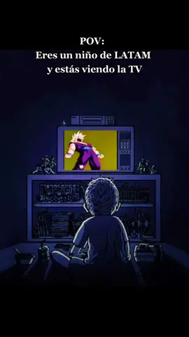 Los primeros años viendo la tv #dbz #anime #animeedit #animetiktok #otaku  #otakuboy #infanciafeliz #infanciaotaku