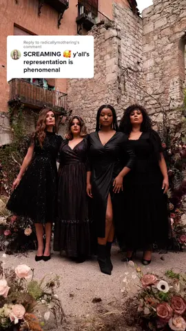 Replying to @radicallymothering thank you 🫶🏻 check out our latest collection drop featuring models in size XS, M, XL & 3X ♥️ #newrelease #halloweenshoot #halloween #witchesoftiktok #boutique #sizeinclusivefashion 
