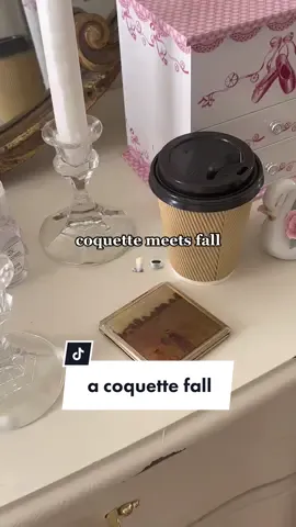 coquette x fall 🕯☕️🫖 #coquette #coquettecore #coquetteaesthetic #coquettefashion #dollette #dollettecore #dolletteaesthetic #dollettefashion #girlytok #girlyfashion #girlyaesthetic 
