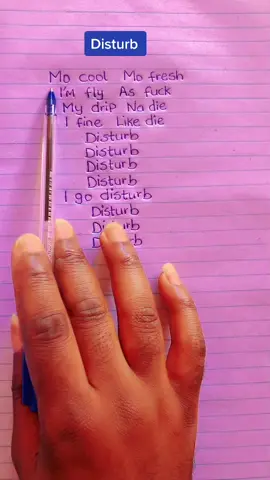 DISTURB #tiktoknigeria #tiktokcameroon #lyricsgenius1 #go_lyric #fyp #lyrics_genius_2_ #disturb #trending