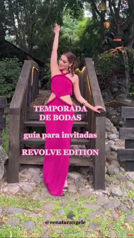 se viene la temporada de bodas y les hice una guía con ideas de outfits, el link lo encuentran en mi perfil o en ig ahí están todos los artículos en orden✨ @revolve  #weddingguest #OOTD #looks #styling 