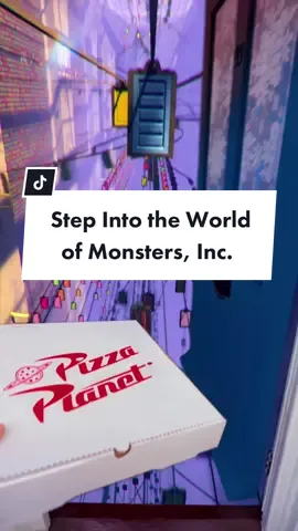 Brandon really went on a whole adventure just to deliver some pizza 🤯 #MonstersInc is streaming on @disneyplus! #vfx #loop #pixar #pizzaplanet 