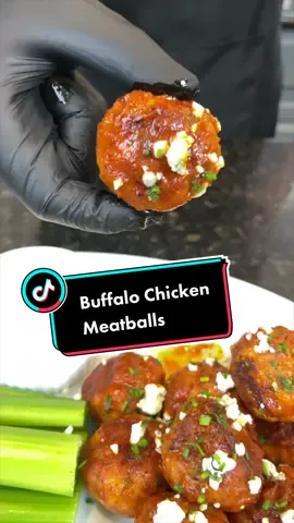 Buffalo Chicken Meatballs #fyp #foryourpage #foryou #mrmakeithappen