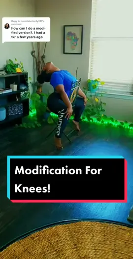 Replying to @bumblebutterfly357 This will target your back a lil more so widen your knees to help open up your hips. I hope this helps fren! 🤗 #yoga #blackgirlyoga #Fitness #modification #BlackTikTok #fyp #xyzbca 
