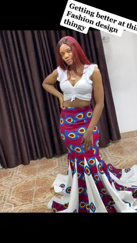 This has got to be the most beautiful 8 pieces skirt you have ever seen. 8 panel skirt with godets ✨💫✨#naijatailors #fashion#panelskirt #8pieces #mermaidskirt