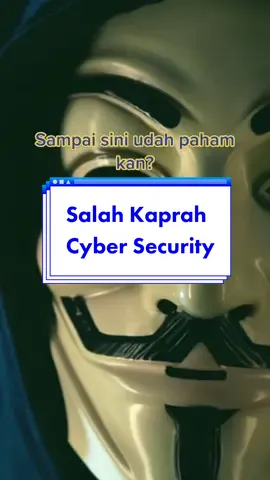 Jangan salah kaprah lagi tentang Cyber Security ya guys! 😁#cybersecurity #bertalentadigital 