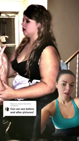 Replying to @Jalyne Sorrells #greenscreen #beforeandafter #weightloss 