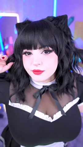 😋💕 #egirl #GamerGirl #catgirl #fypシ  #maidcosplay #cosplay #parati 