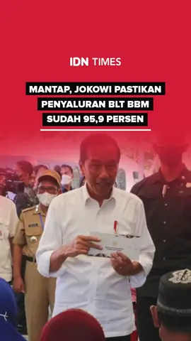 Sebanyak 19,7 juta KPM sudah terima BLT BBM. #IDNTimesNews #IDNTimes #IDNMedia #tiktokberita #tiktoknews #jokowi #bltbbm