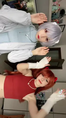 rei by me - asuka is @gerta #evangelion #asukacosplay #reicosplay #ngecosplay 