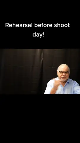 Rehearsing a scene for an actor's reel (its what we do!!)  #acting  #reel  #practice 