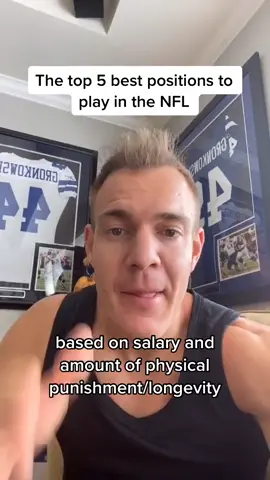 TOP 5 POSITIONS TO PLAY IN THE NFL FROM A FORMER NFL PLAYER #nflposition #nflplayer #nflmemesdaily #nflfunny #nfltop5 @NFL 