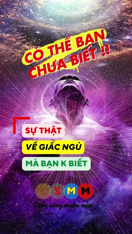 Sự thật về giấc ngủ #giacngu #nenngulucmaygio #csmmdotvn #csmm.vn #suckhoe