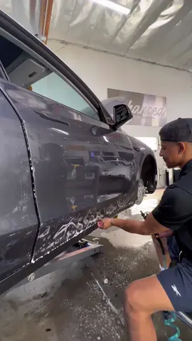 Full Coverage on this beauty! #viralvideo #fyp #water #hurricane #prayforflorida #cargirls #satisfying #asmr #carsoftiktok #sandiego #ppf #windowtint 